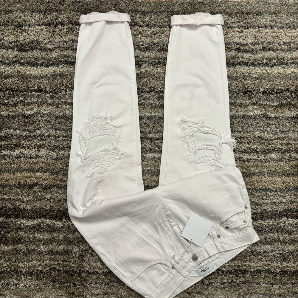 Pistola High Rise Jeans Sz 26 NWT | Pistola Presley High Rise Relaxed Roller NWT - Picture 7 of 14